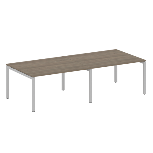 Переговорный стол на П-обр. м/к Metal System Quattro 50БП.ПРГ-2.3