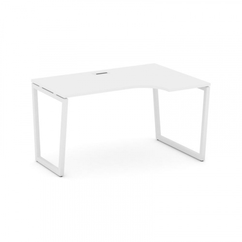 Style Project Стол рабочий эргоном. SN-4T2.SPA-001(R) Акация Лорка/Металл Антрацит/Заглушка Пластик фото 16