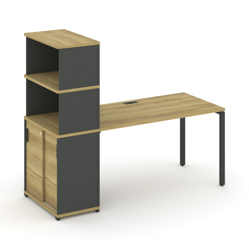 Стол офисный с опорным шкафом-купе Concept CN.SP-242