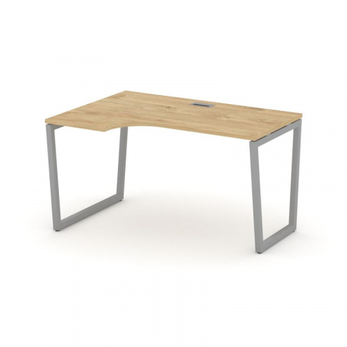 Style Project Стол рабочий эргоном. SN-4T2.SPA-021(L) Акация Лорка/Металл Антрацит/Заглушка Пластик фото 2