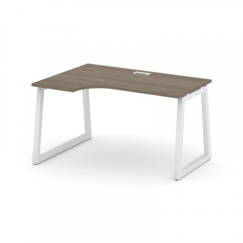 Style Project Стол рабочий эргоном. SN-5T1.SPA-021(L) Акация Лорка/Металл Антрацит/Заглушка Пластик фото 15