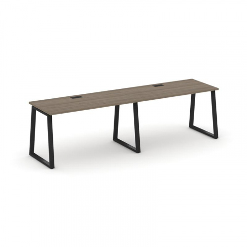 Style Project Рабочая станция 1 сторон. SN-6T1.ORS-011 Акация Лорка/Металл Антрацит/Заглушка Пластик фото 7