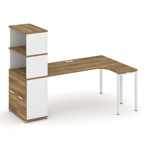Стол эргономичный с опорным распашным шкафом Concept CN.SA-216(R)