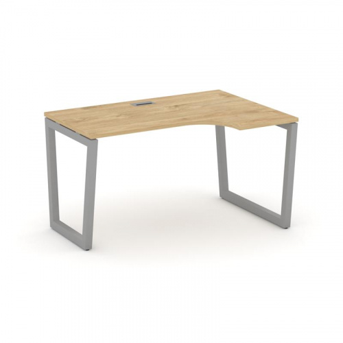 Style Project Стол рабочий эргоном. SN-5T2.SPA-011(R) Акация Лорка/Металл Антрацит/Заглушка Пластик фото 2