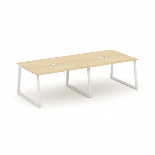 Style Project Стол переговорный SN-6T1.SPRG-042 Акация Лорка/Металл Антрацит/Заглушка Металл Антраци фото 22