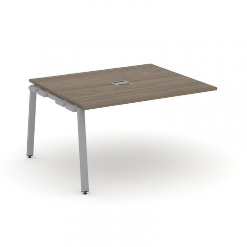 Style Project Проходной наб. элем. перег. стола SN-6A.NSPRG-034 Дуб Наварра/Металл Белый 1580*1180*7 фото 12