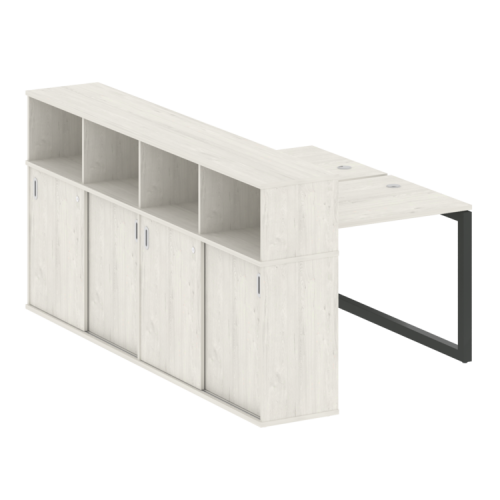 Бенч-система с шкафом-купе на О-обр. м/к Metal System Quattro 50БО.РС-СШК-4.1 фото 13