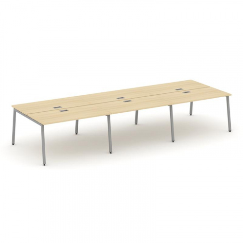 Style Project Рабочая станция 2-х сторон. SN-4A.DRS-072 Дуб Наварра/Металл Антрацит 3540*1432*750 фото 13