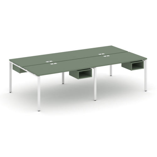 Бенч-система на 4 места с подвесными тумбами Concept CN.DRS-124