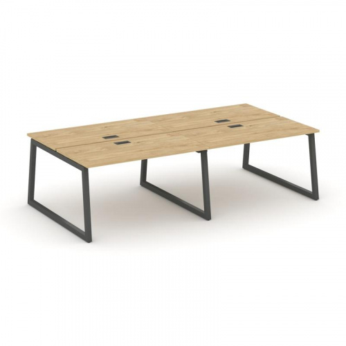 Style Project Рабочая станция 2-х сторон. SN-5T1.DRS-031 Акация Лорка/Металл Антрацит/Заглушка Пласт фото 22