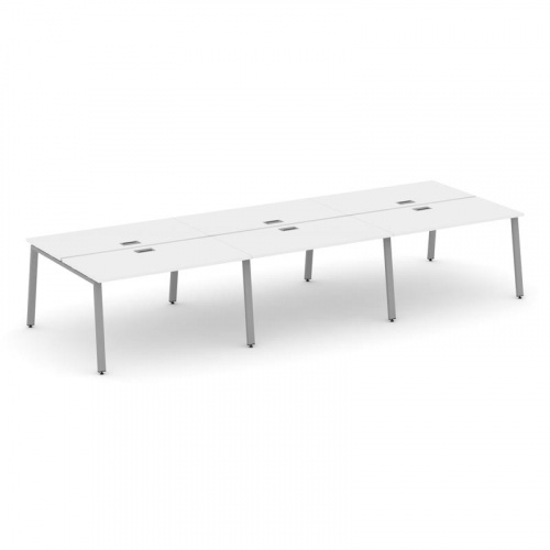 Style Project Рабочая станция 2-х сторон. SN-6A.DRS-083 Белый/Металл Белый 4140*1632*750 фото 13