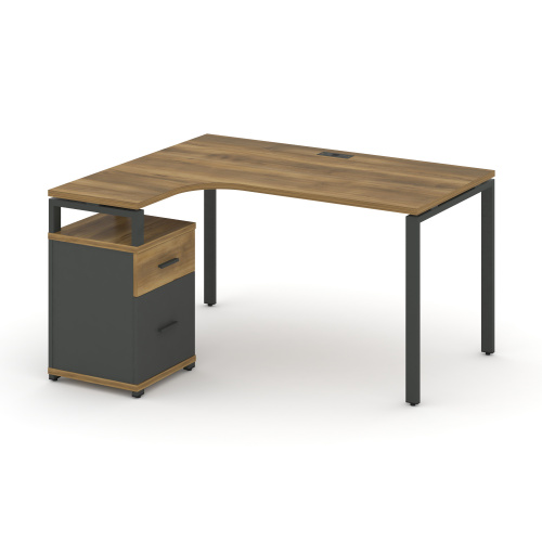 Стол эргономичный с опорной тумбой Concept CN.SA-306(L) Стол эргономичный с опорной тумбой Concept CN.SA-306(L)