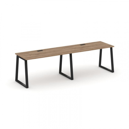 Style Project Рабочая станция 1 сторон. SN-6T1.ORS-011 Акация Лорка/Металл Антрацит/Заглушка Пластик фото 8