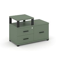 Тумба приставная с 2 ящиками Concept CN.TSP-005 B