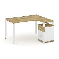 Стол эргономичный с опорной тумбой Concept CN.SA-306(R)