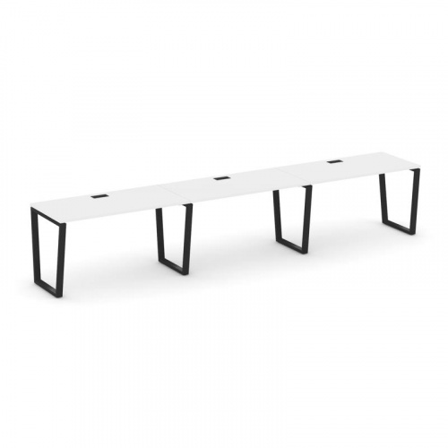 Style Project Рабочая станция 1 сторон. SN-6T2.ORS-051 Акация Лорка/Металл Антрацит/Заглушка Пластик фото 5