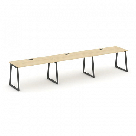 Style Project Рабочая станция 1 сторон. SN-4T1.ORS-051 Акация Лорка/Металл Антрацит/Заглушка Пластик