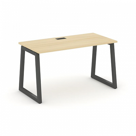 Style Project Стол письменный SN-5T1.SP-014 Акация Лорка/Металл Антрацит/Заглушка Пластик Черный 158