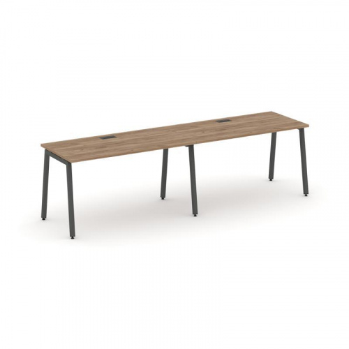 Style Project Рабочая станция 1 сторон. SN-4A.ORS-023 Акация Лорка/Металл Антрацит 2760*800*750 фото 21