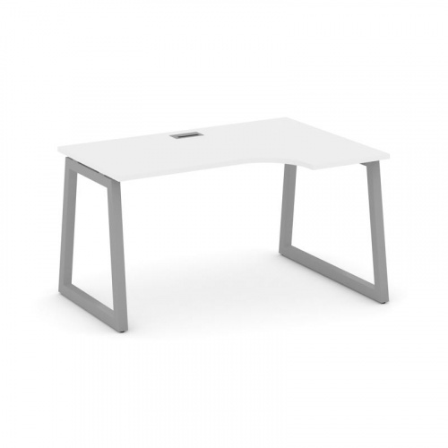 Style Project Стол рабочий эргоном. SN-5T1.SPA-021(R) Акация Лорка/Металл Антрацит/Заглушка Пластик фото 16