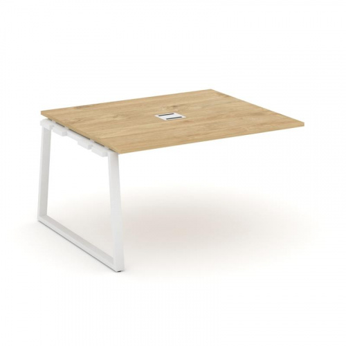 Style Project Проходной наб. элем. перег. стола SN-6T1.NSPRG-033 Акация Лорка/Металл Антрацит/Заглуш фото 3