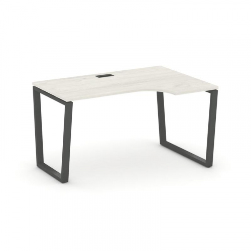 Style Project Стол рабочий эргоном. SN-6T2.SPA-002(R) Акация Лорка/Металл Антрацит/Заглушка Пластик фото 24