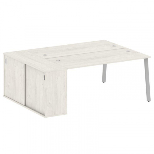 Бенч-система с шкафом-купе на А-обр. м/к Metal System БА.РС-СШК-1.4