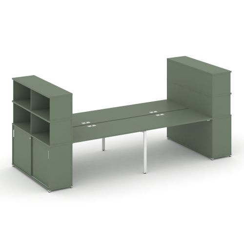 Бенч-система с опорными шкафами-купе Concept CN.DRS-286