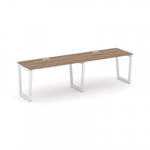 Style Project Рабочая станция 1 сторон. SN-5T2.ORS-013 Акация Лорка/Металл Антрацит/Заглушка Пластик фото 11