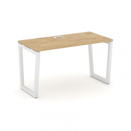 Style Project Стол письменный SN-5T2.SP-021 Акация Лорка/Металл Антрацит/Заглушка Пластик Черный 980 фото 3