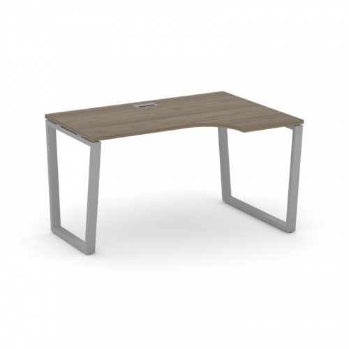 Style Project Стол рабочий эргоном. SN-6T2.SPA-002(R) Акация Лорка/Металл Антрацит/Заглушка Пластик фото 14