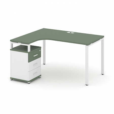 Стол эргономичный с опорной тумбой Concept CN.SA-307(L)