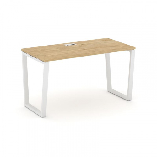 Style Project Стол письменный SN-6T2.SP-024 Акация Лорка/Металл Антрацит/Заглушка Пластик Черный 158 фото 3