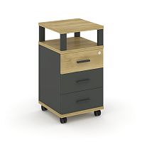 Тумба мобильная с надставкой Concept CN.TUM-004