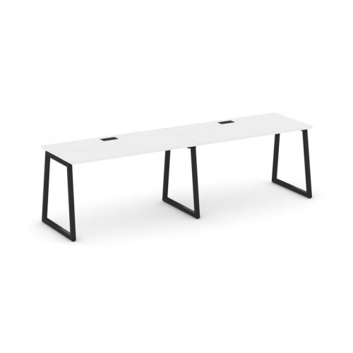 Style Project Рабочая станция 1 сторон. SN-4T1.ORS-003 Акация Лорка/Металл Антрацит/Заглушка Пластик фото 4