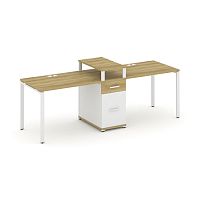 Бенч-система на 2 места с 1 опорной тумбой Concept CN.ORS-421