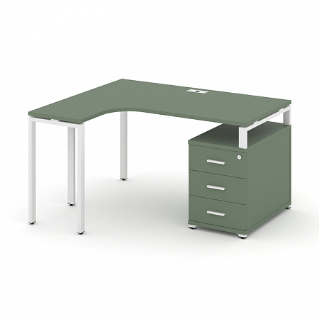 Стол эргономичный с опорной тумбой Concept CN.SA-303(L)