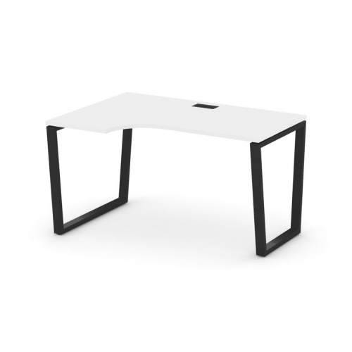 Style Project Стол рабочий эргоном. SN-6T2.SPA-021(L) Акация Лорка/Металл Антрацит/Заглушка Пластик фото 4