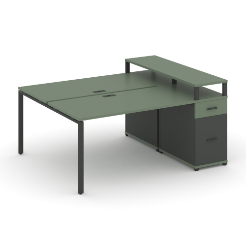 Бенч-система с 1 опорной тумбой Concept CN.DRS-414 фото 2