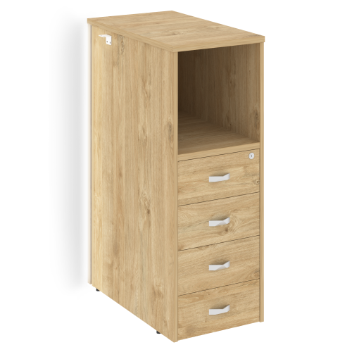 Тумба с подсветкой на 4 ящика Onix Белый O.R-TV-4.S фото 14