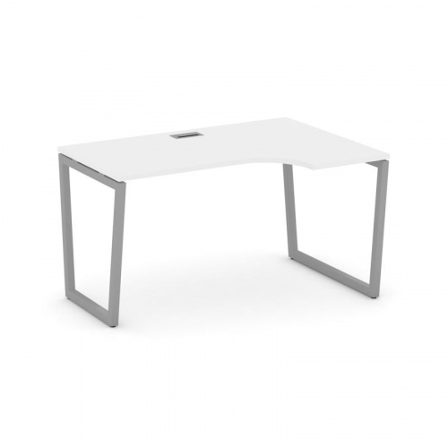 Style Project Стол рабочий эргоном. SN-4T2.SPA-001(R) Акация Лорка/Металл Антрацит/Заглушка Пластик фото 15