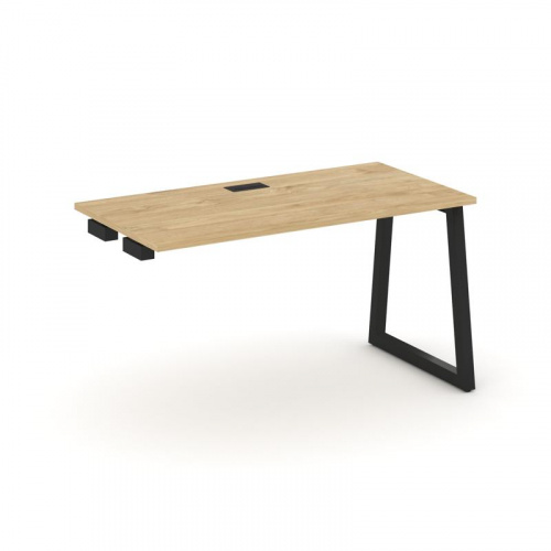 Style Project Стол-приставка к опор. элем. SN-5T1.OPRS-011 Акация Лорка/Металл Антрацит/Заглушка Пла