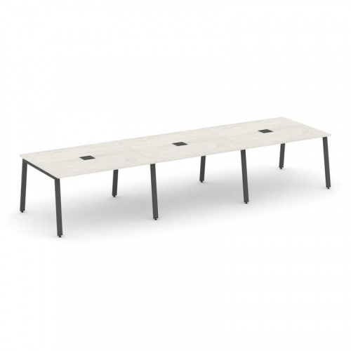 Style Project Стол переговорный SN-6A.SPRG-052 Дуб Наварра/Металл Антрацит 3540*1180*750 фото 28