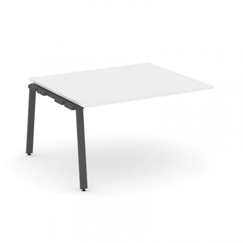 Style Project Проходной наб. элем. перег. стола SN-6A.NSPRG-033.3 Дуб Наварра/Металл Белый 1380*1180 фото 21