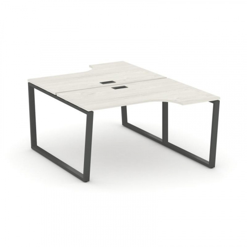 Style Project Рабочая станция эргоном. SN-6T2.DRPA-012 Акация Лорка/Металл Антрацит/Заглушка Пластик фото 24