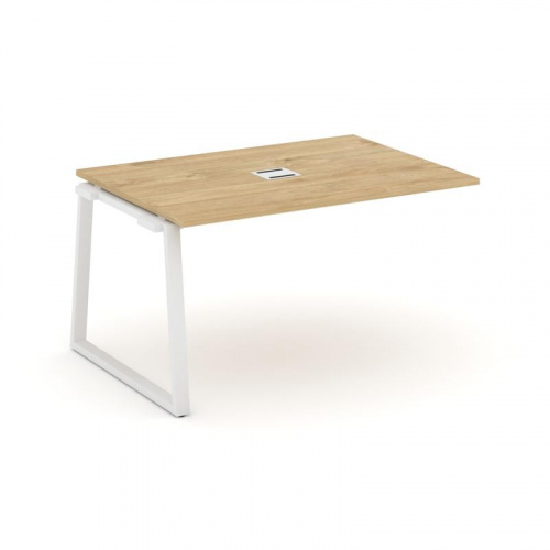 Style Project Проходной наб. элем. перег. стола SN-6T1.NSPRG-001 Акация Лорка/Металл Антрацит/Заглуш фото 3