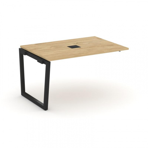 Style Project Проходной наб. элем. перег. стола SN-5T2.NSPRG-001 Акация Лорка/Металл Антрацит/Заглуш