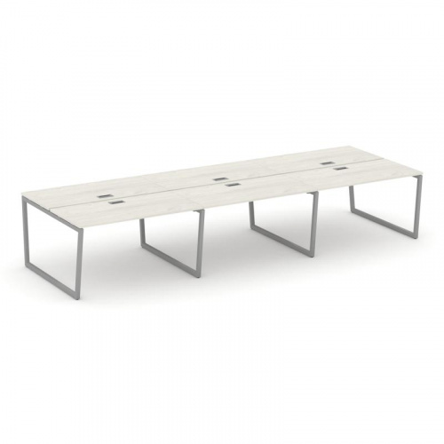 Style Project Рабочая станция 2-х сторон. SN-4T2.DRS-073 Акация Лорка/Металл Антрацит/Заглушка Пласт фото 11