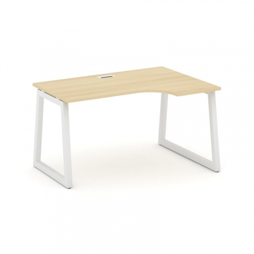 Style Project Стол рабочий эргоном. SN-5T1.SPA-021(R) Акация Лорка/Металл Антрацит/Заглушка Пластик фото 21