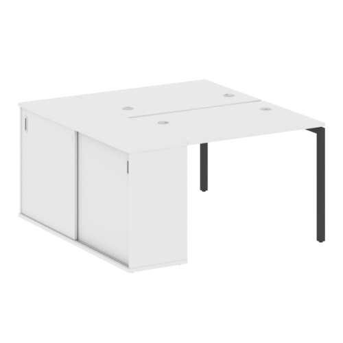 Бенч-система с шкафом-купе на П-обр. м/к Metal System Quattro 40БП.РС-СШК-1.1 фото 13